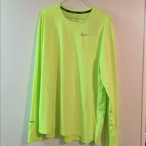 Nike running neon shirt
